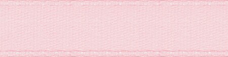 Light Pink Single Face Satin Ribbon By Offray