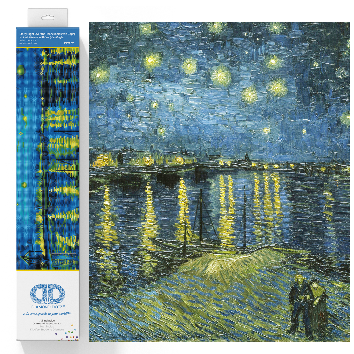 Diamond Dotz Starry Night (Van Gogh) Diamond Painting Kit
