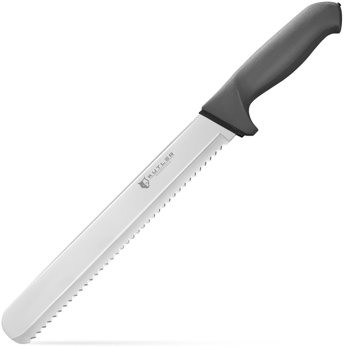KUTLER Professional Bread Knife and Cake Slicer with Serrated Edge - Ultra-Sharp Stainless Steel Cutlery