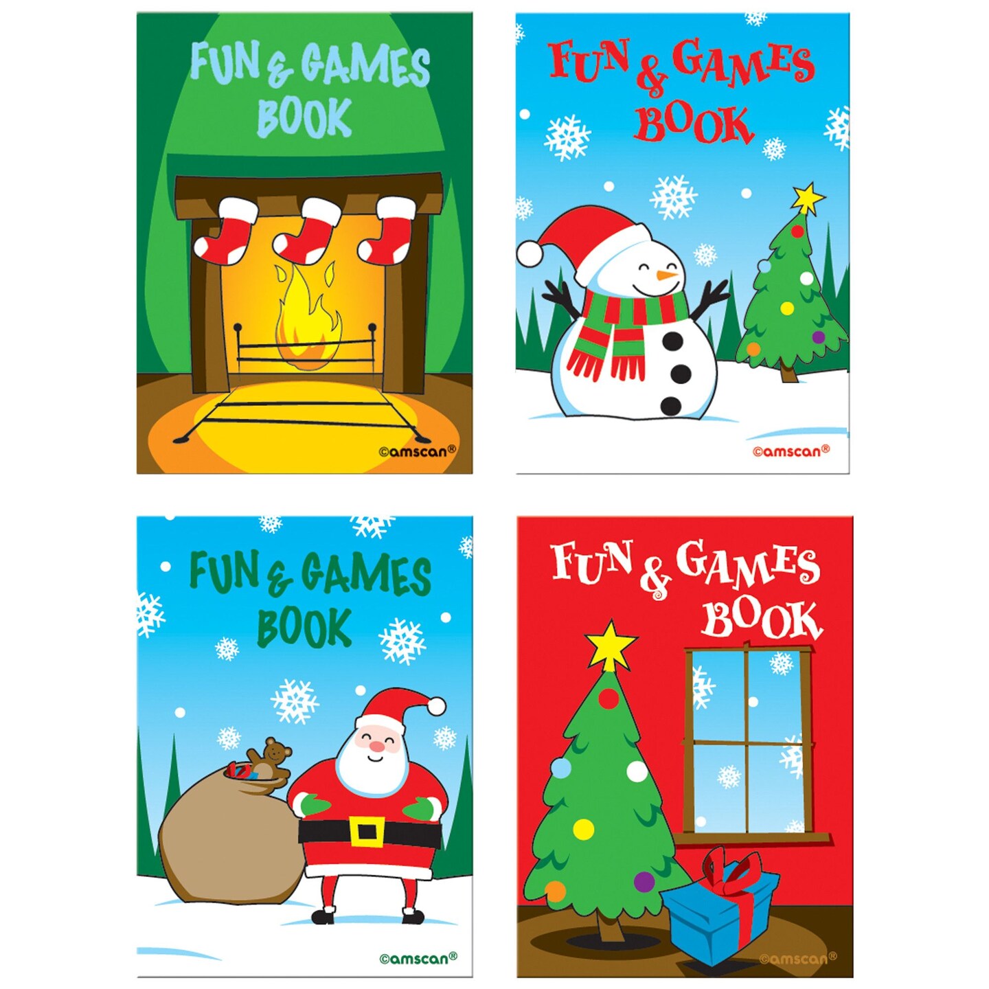 Big Dot of Happiness Jolly Santa Claus - 4 Christmas Party Games - 10 Cards  Each - Gamerific Bundle