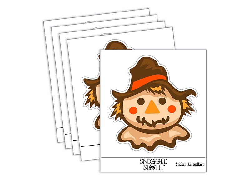 Scarecrow Head Fall Autumn Waterproof Vinyl Phone Tablet Laptop Water  Bottle Sticker Set - 5 Pack | Michaels