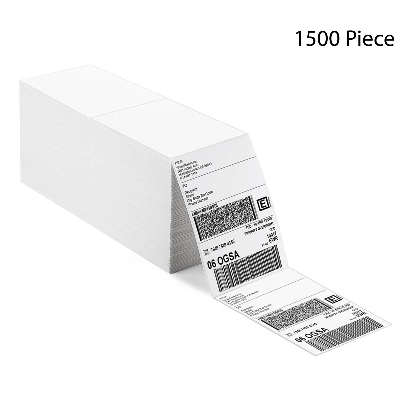 Thermal Shipping Label | 4x6 Perforated Perfection Fanfold Direct Thermal Shipping Labels Bulk | MINA&#xAE;