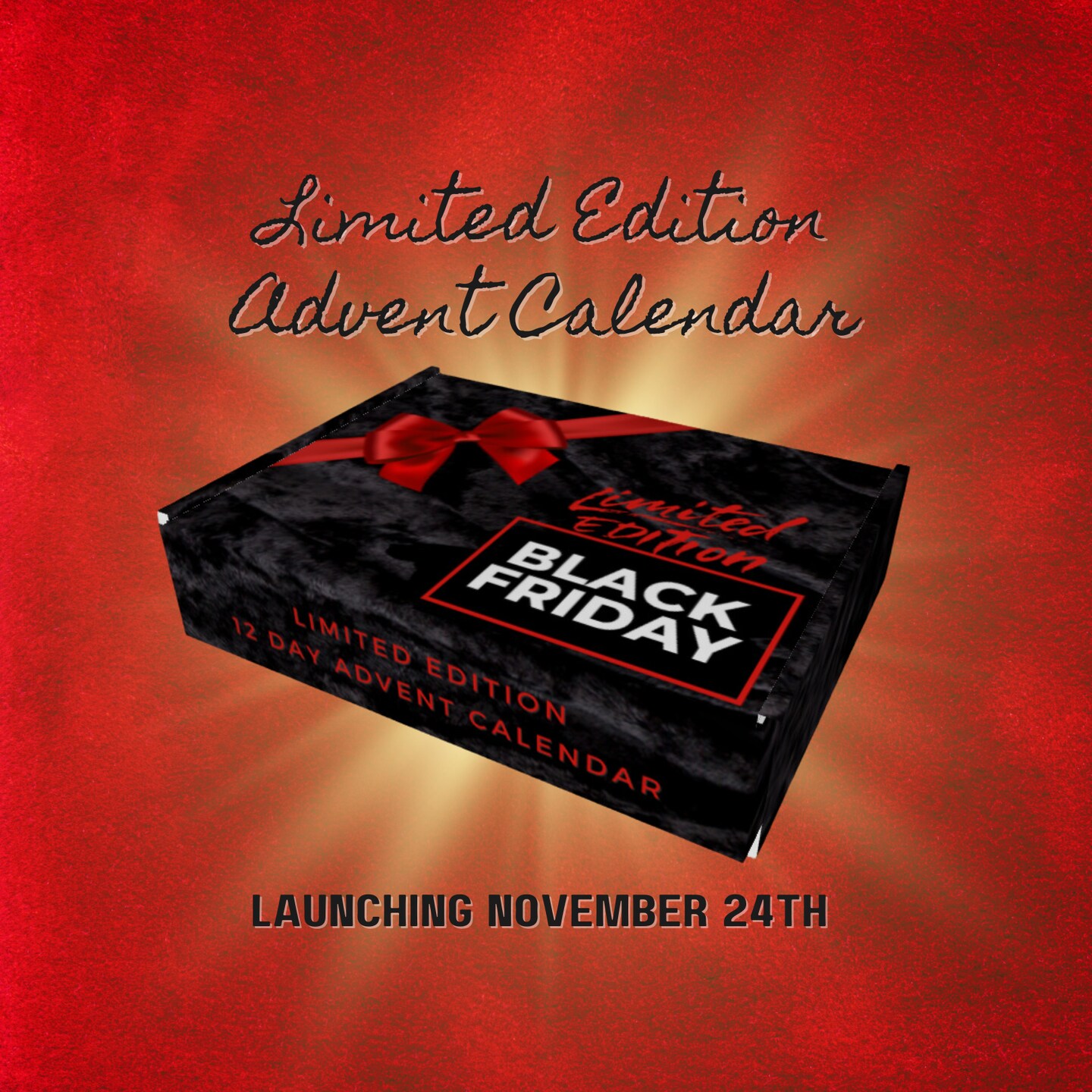 LIMITED EDITION (56oz of glitter!) - 12 DAY ADVENT CALENDAR. Launching BLACK FRIDAY 2023