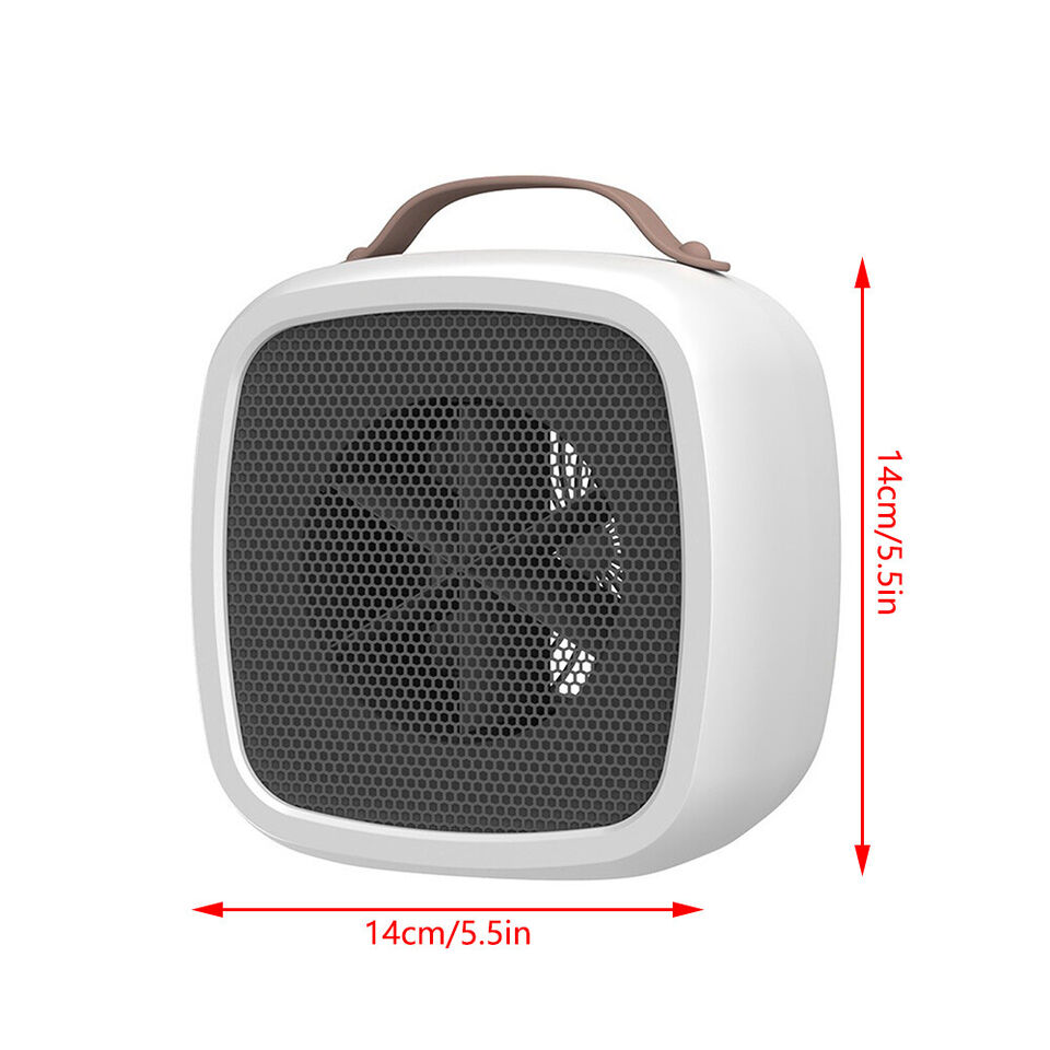 Ceramic Electric Space Heater Personal Desktop Heating Hot Air Fan Portable.