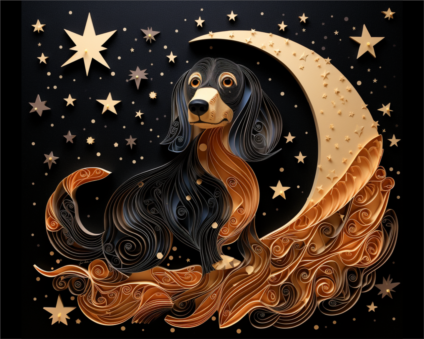 Dachshund Over The Moon | MakerPlace by Michaels