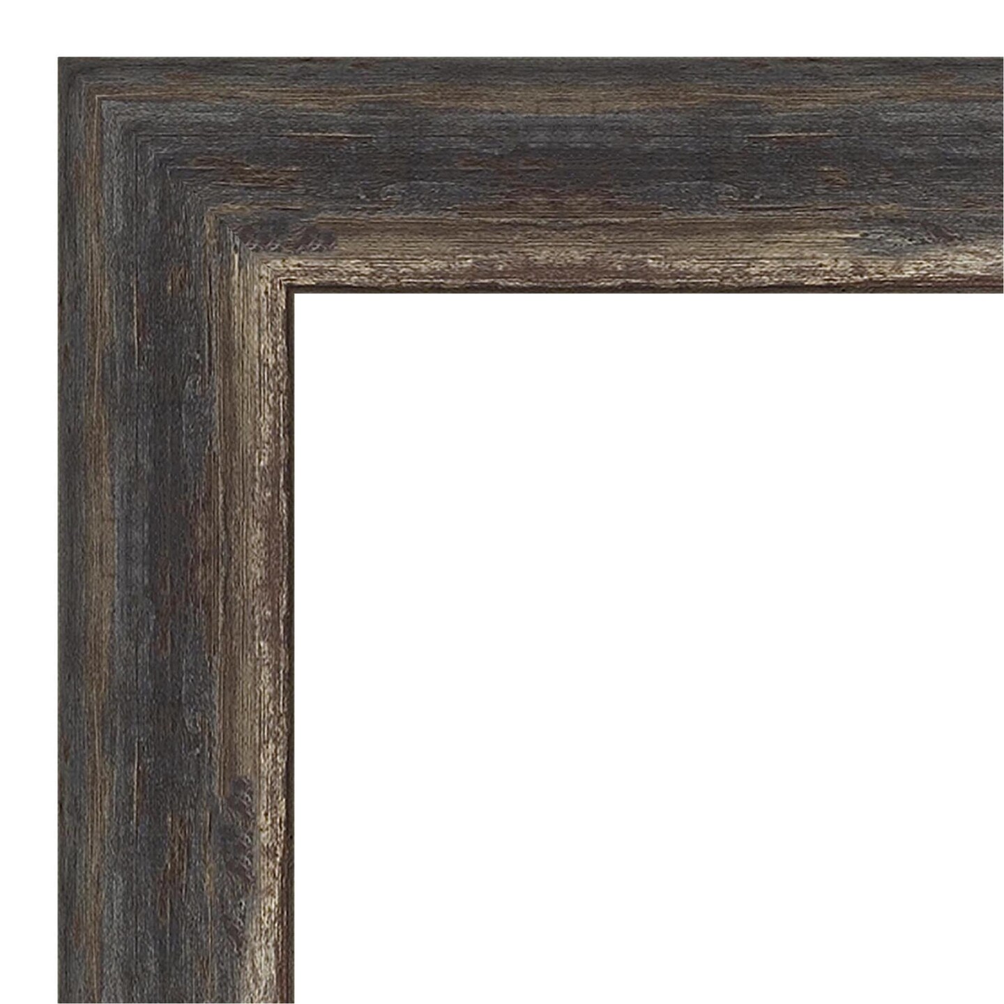 Amanti Art Bark Rustic Grey Picture Frame