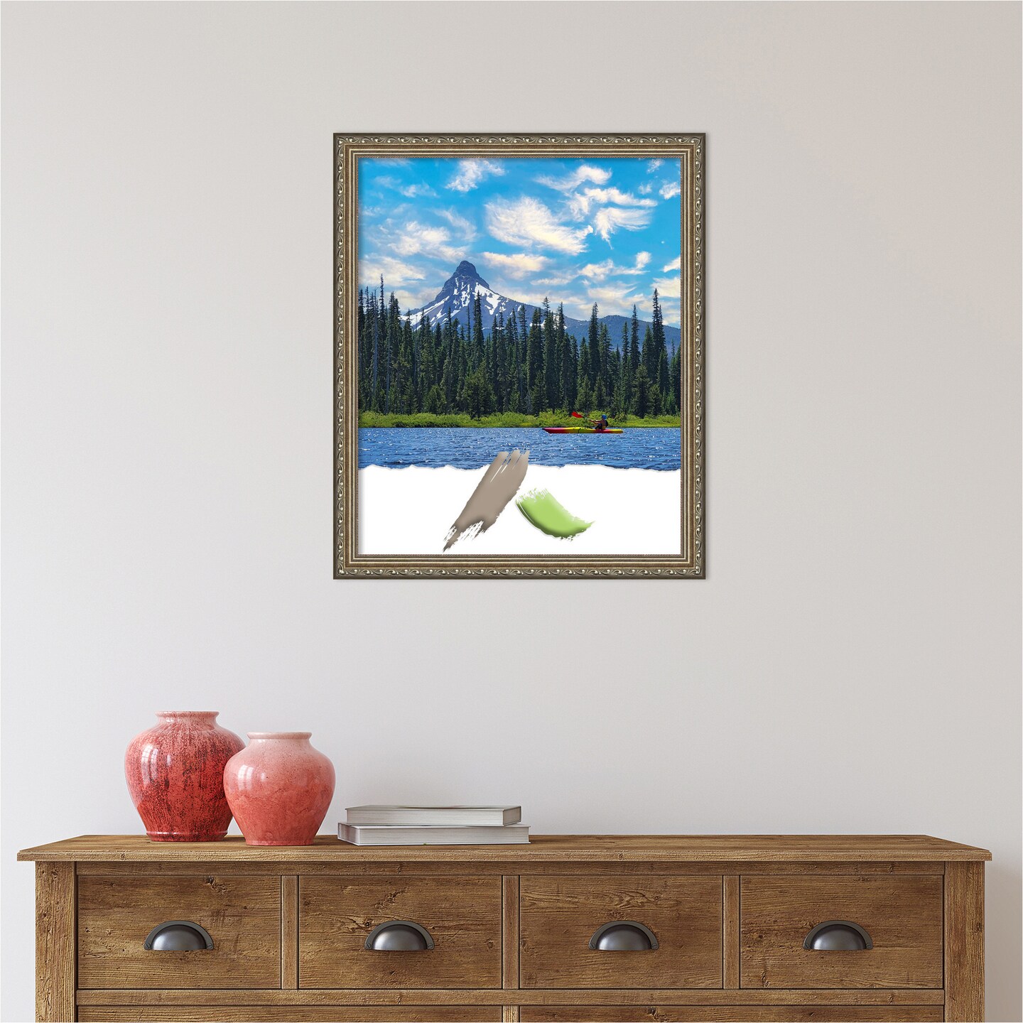 Parisian Silver Wood Picture Frame