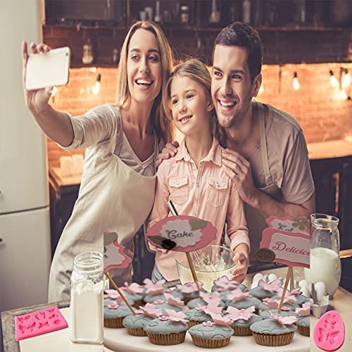 7 Pack for Rose, Chocolate, Cake, Butterfly, Mini Bow, Cupcake, Jelly, Mini Muffins and Candy Making