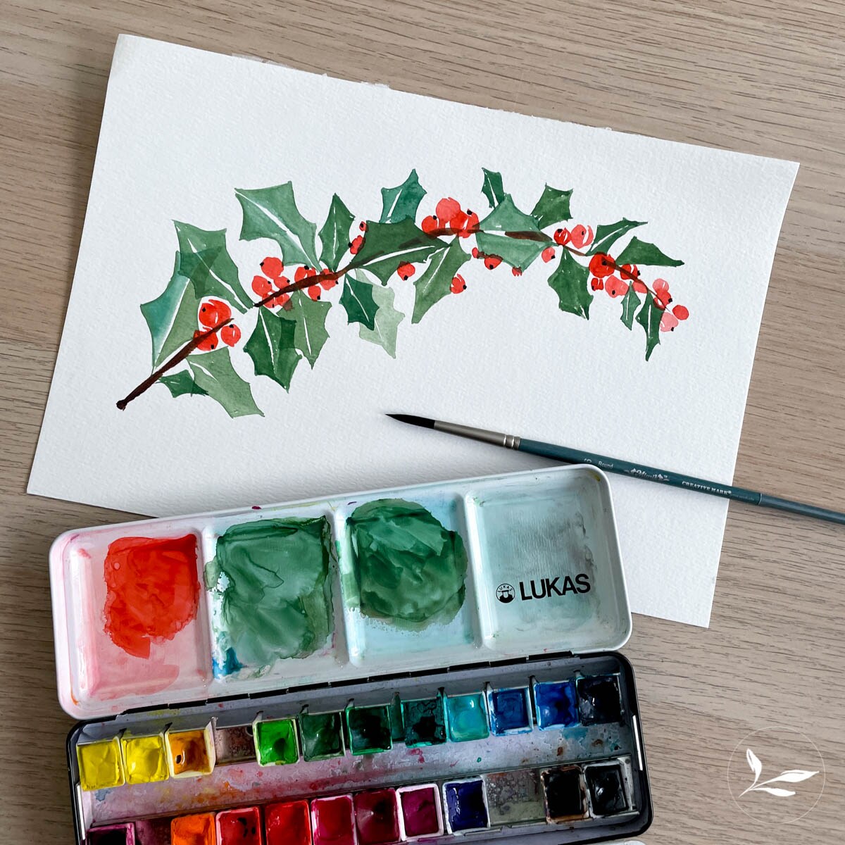 How to Paint: Watercolor Holly