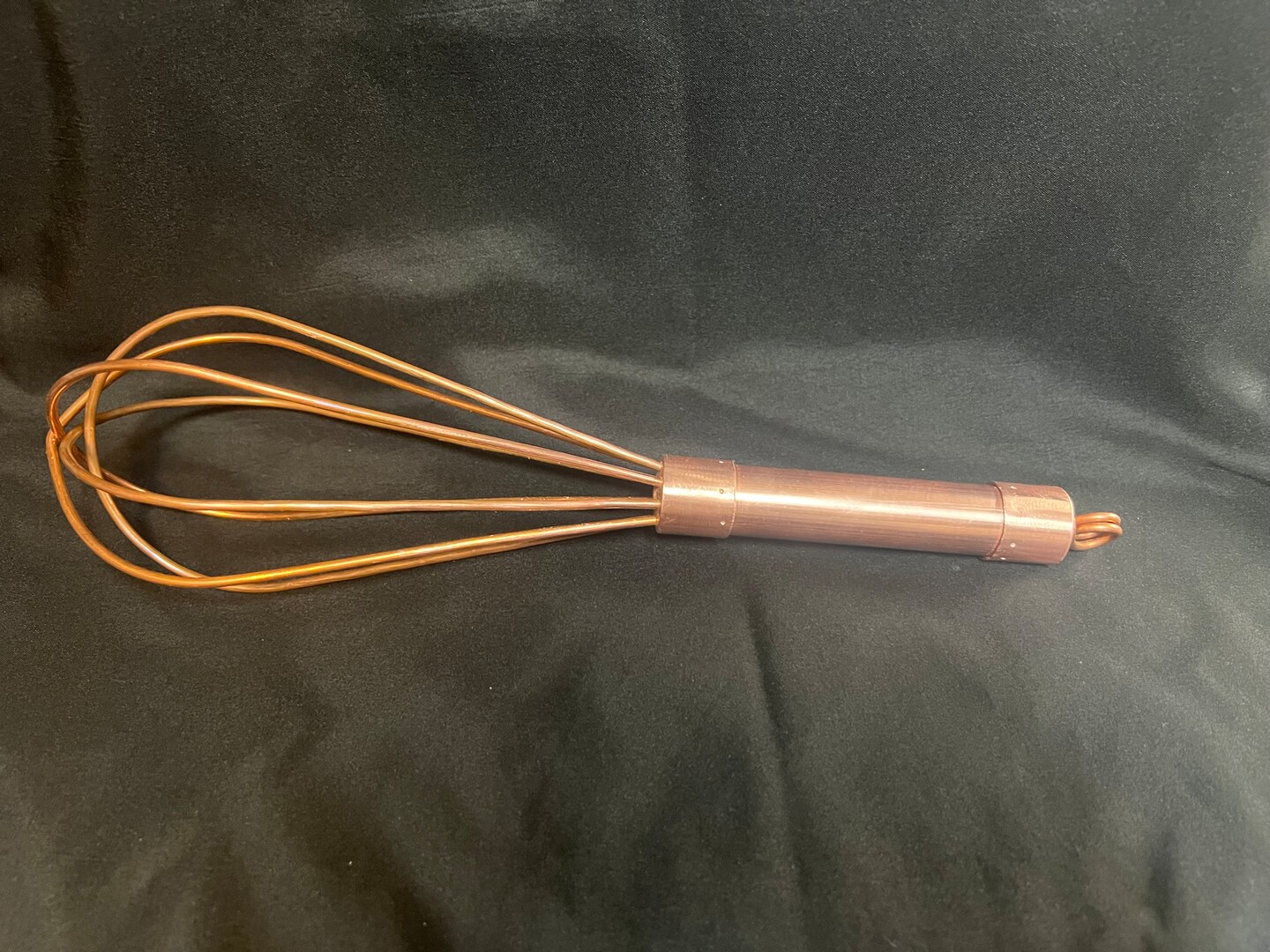 Large heavy duty Copper Whisk for cake or thicker batters making cheese  soups and sauces. All Copper construction with thick copper tines