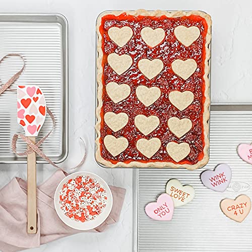 Bakeware Half Sheet Pan, Warp Resistant Nonstick Baking Pan, Made in the USA from Aluminized Steel 17 1/4 x12 1/4 x1