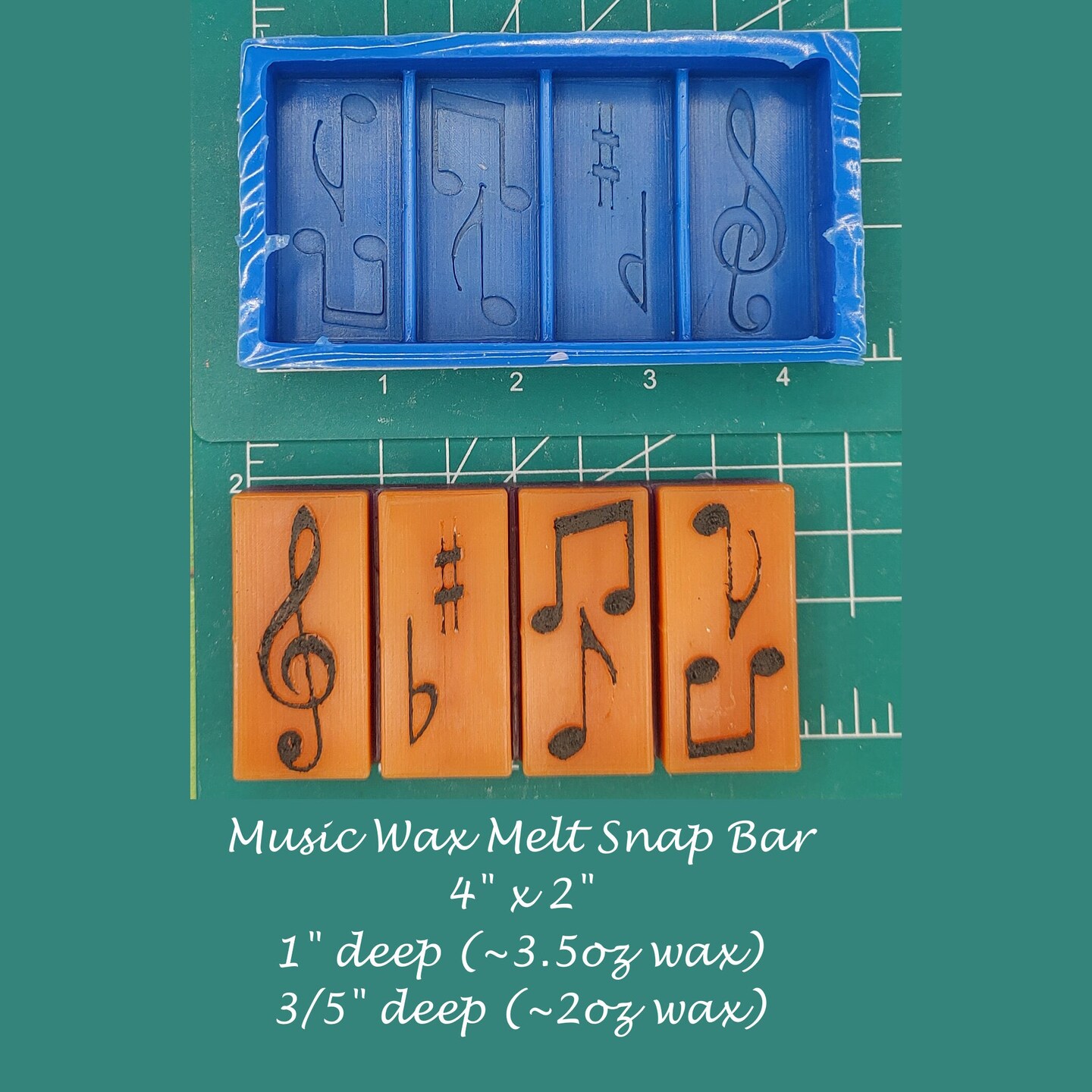  Wax Melt Molds Silicone,Rectangle Silicone Wax Melt