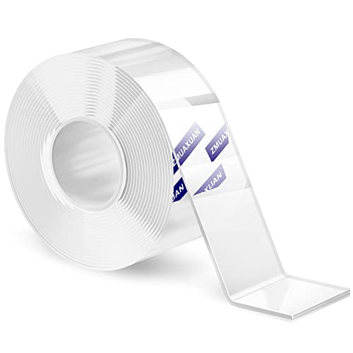 Double Sided Tape Heavy Duty Nano Tape Double Sided Mounting Tape for Walls,  Traceless Removable Carpet Tape Transparent Tape