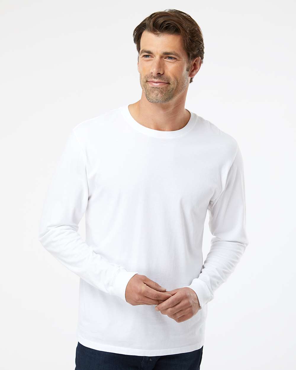 Organic Long Sleeve T-Shirt, 5 Oz./yd² 100% Gots Organic Combed Ring-Spun  Cotton, Enhance Your Casual Ensemble with Our Sleeve Tee an Indispensable  Wardrobe Essential Where Comfort Meets Timeless Fashion