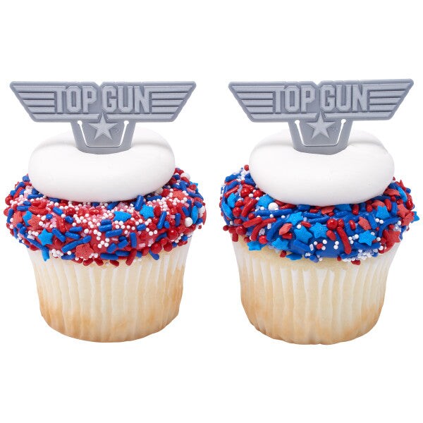 Top Gun Wings DecoPics Cupcake Decoration, 12ct