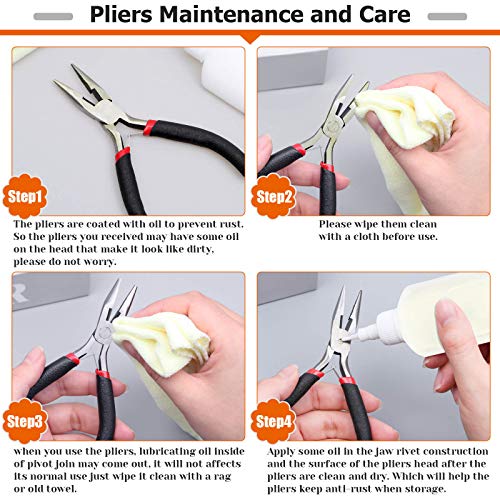 Jewelry Making Supplies Kit - Jewelry Repair Tool with Accessories Jewelry Pliers Jewelry Findings and Beading Wires for Adults and Beginners