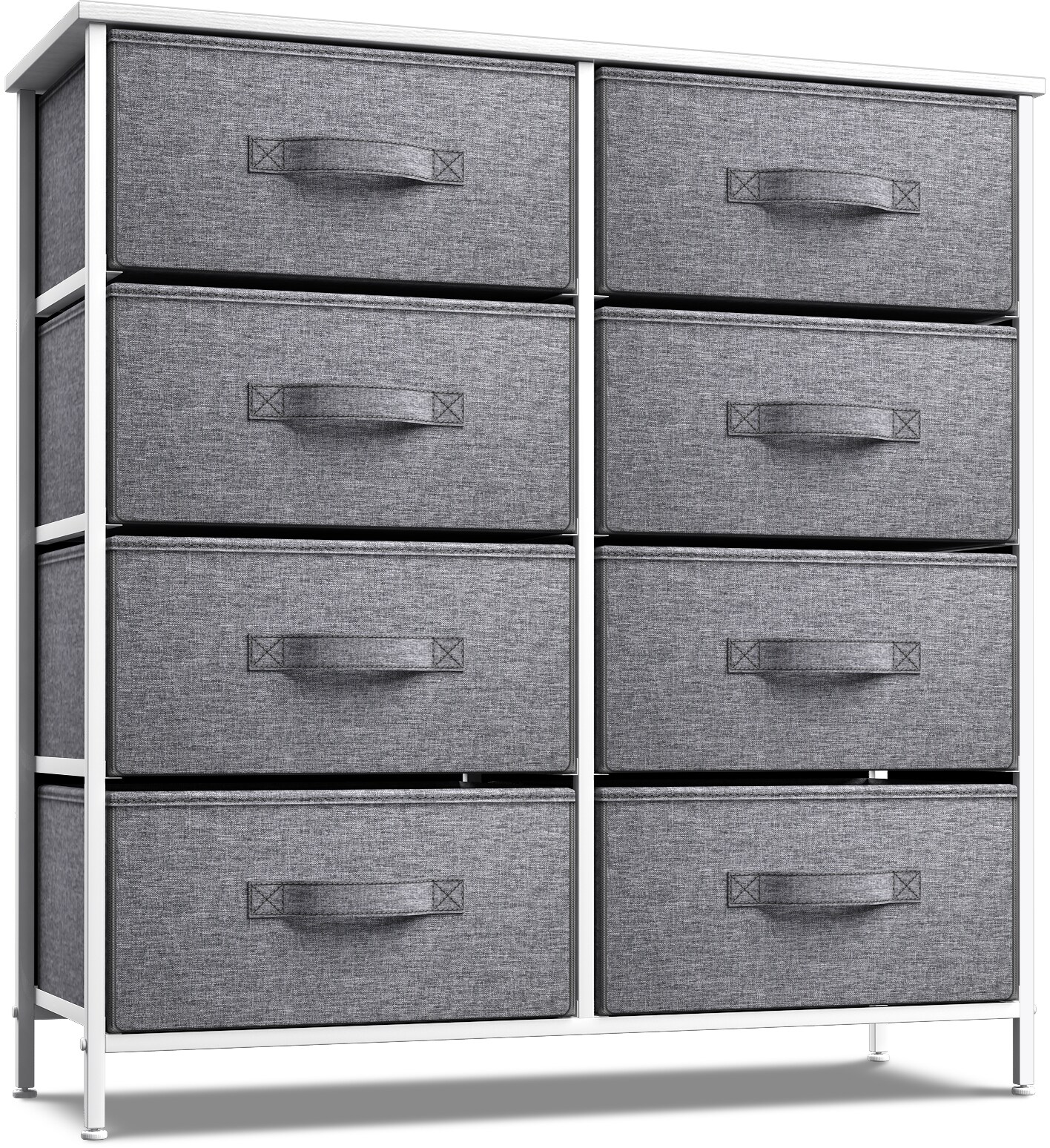 New!! big White 4 drawer plastic dresser storage clothes organizer for  bedroom