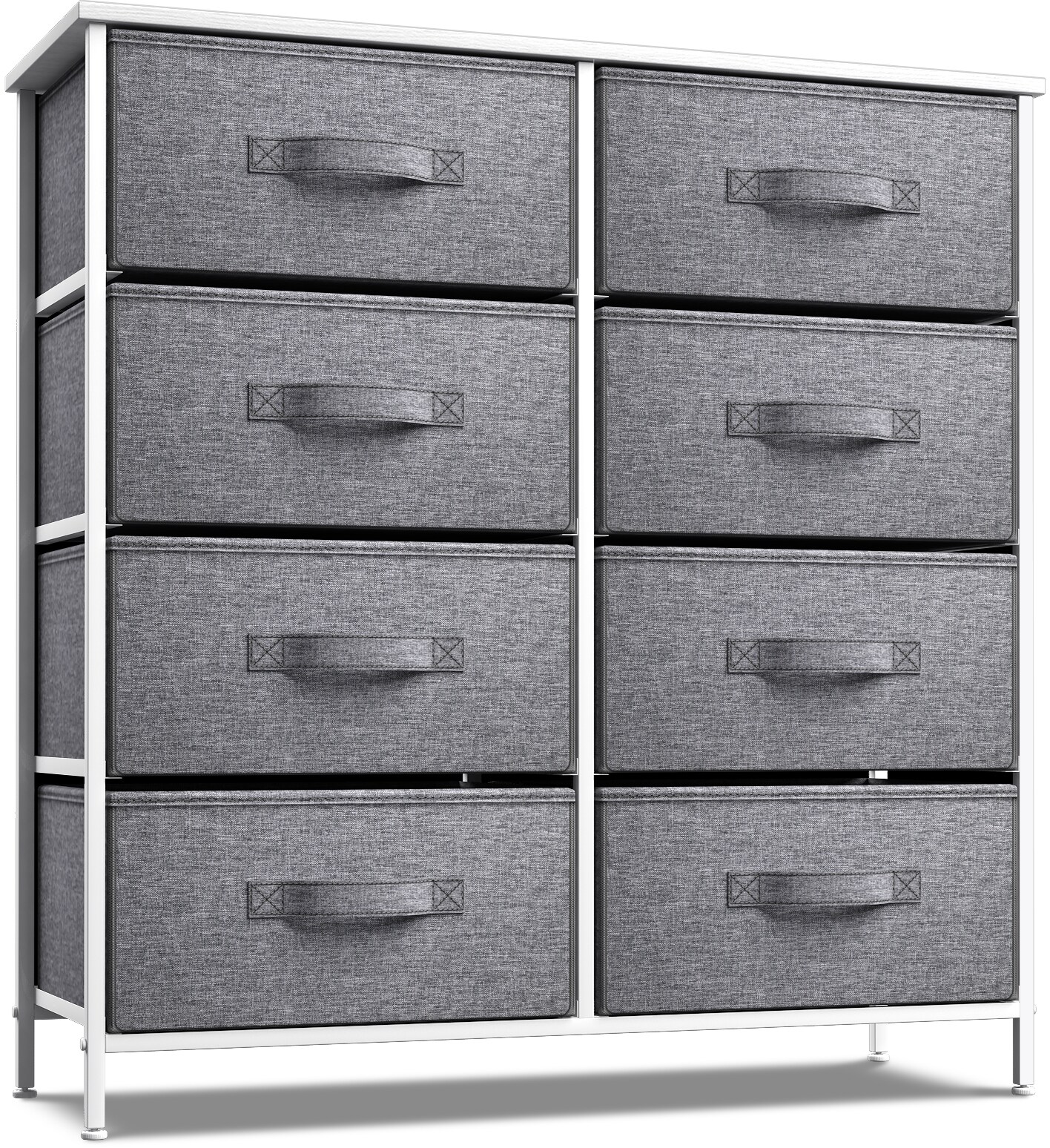 Sorbus Extra Wide Dresser Organizer With 8 Drawers - Large Storage Furniture for Bedroom, Hallway, Living Room, Nursery & Closet