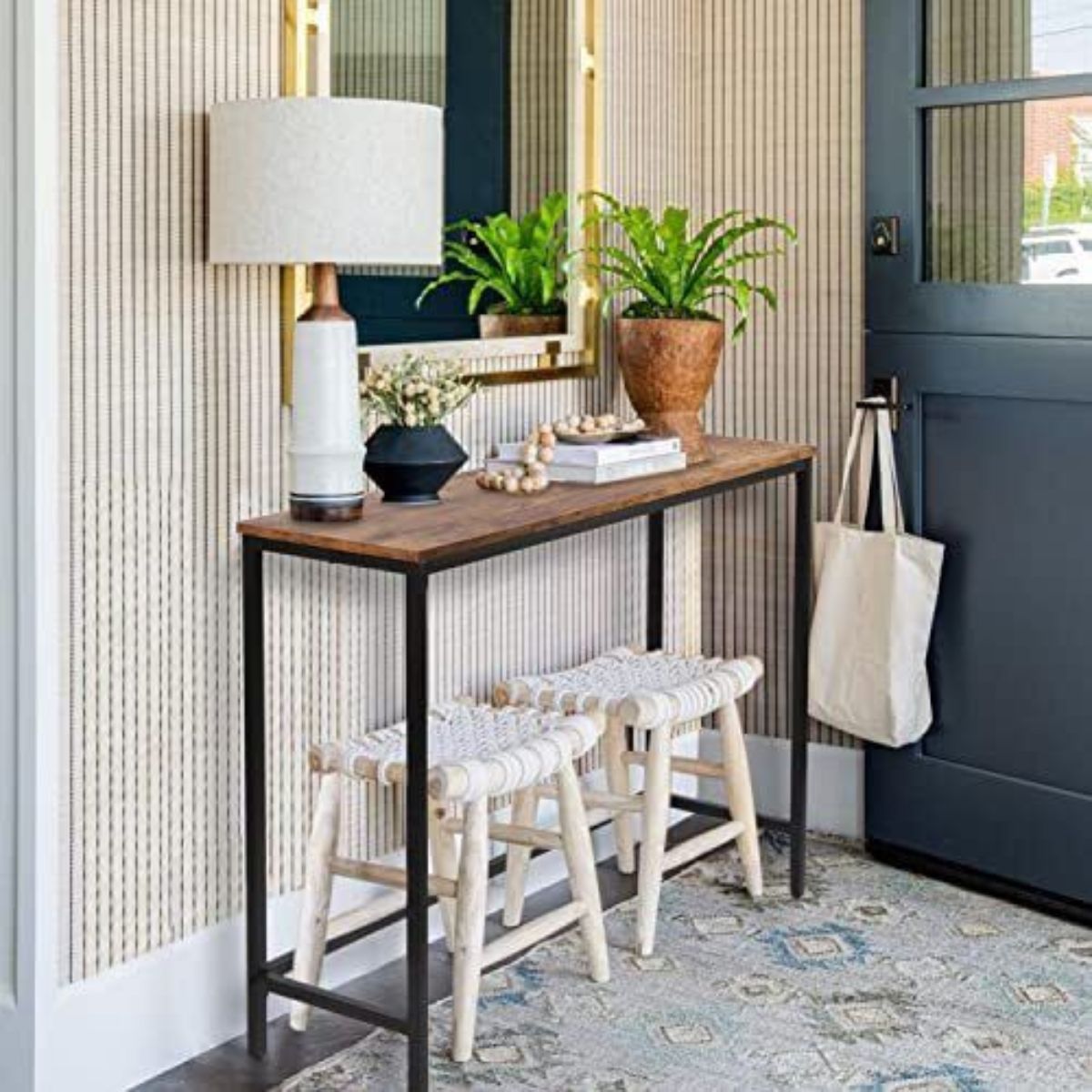 39.4 Inches Hallway Entrance Table Sofa