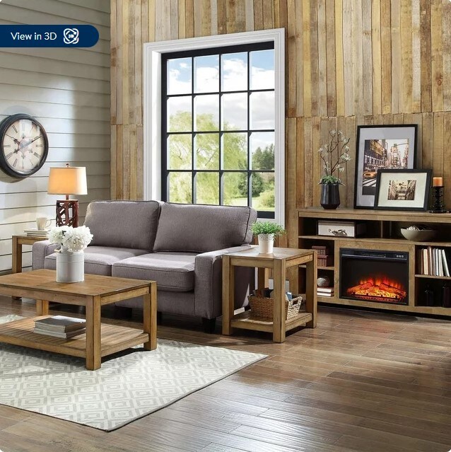 Bryant Rustic Maple Brown Solid Wood End Table