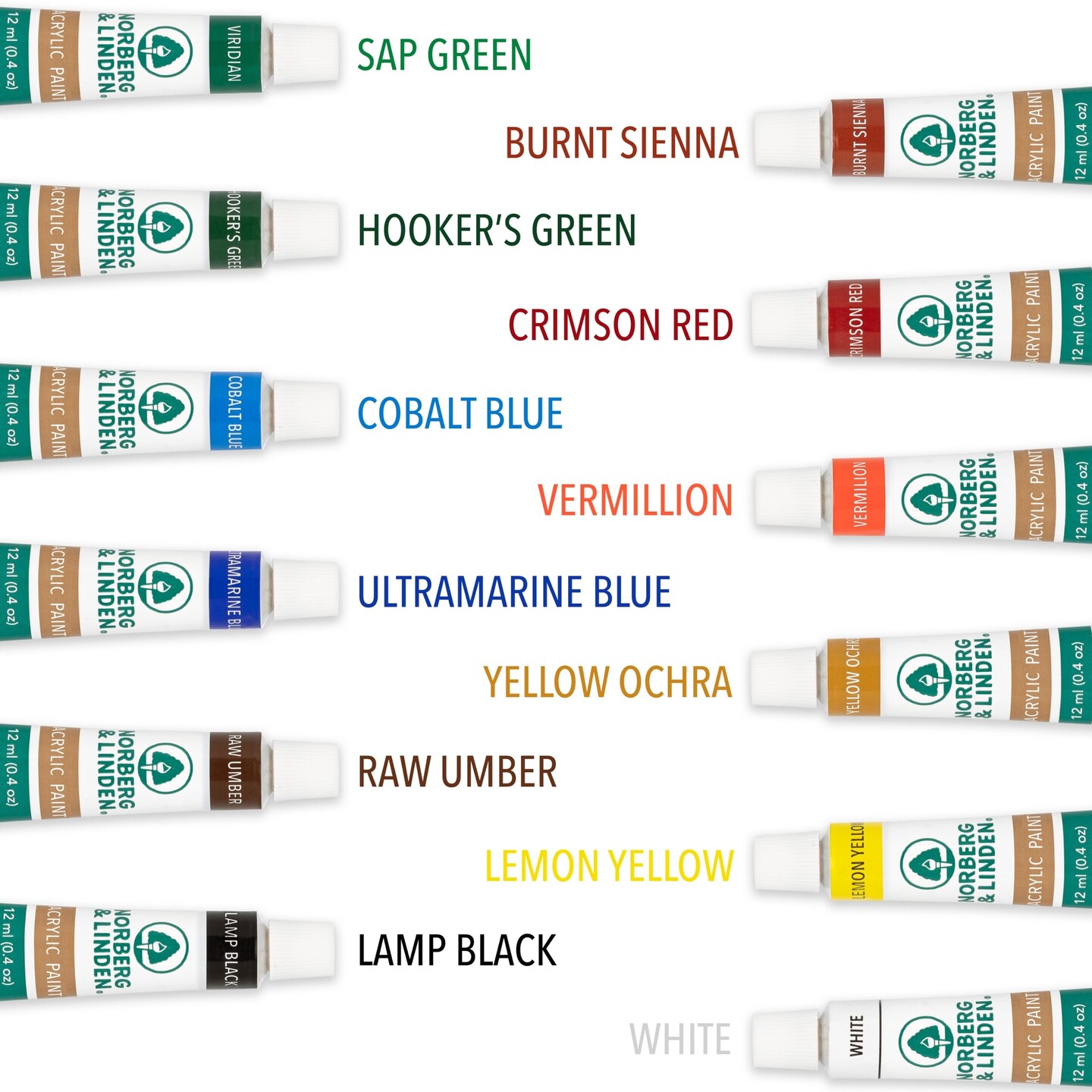 Canvas and Acrylic Paint Sets for Adults, Teens, Kids - Includes 12 Vivid Colors, 3 Painting Canvas Panels & 6 Assorted Brushes