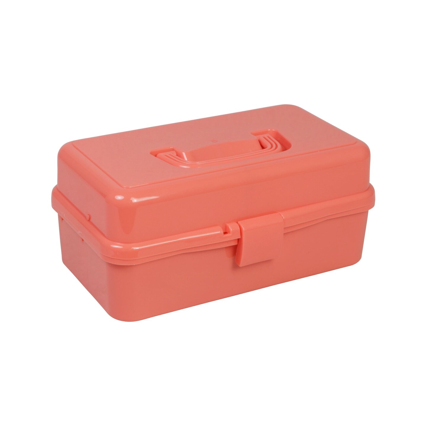 3-Layer Craft Storage Box, Coral