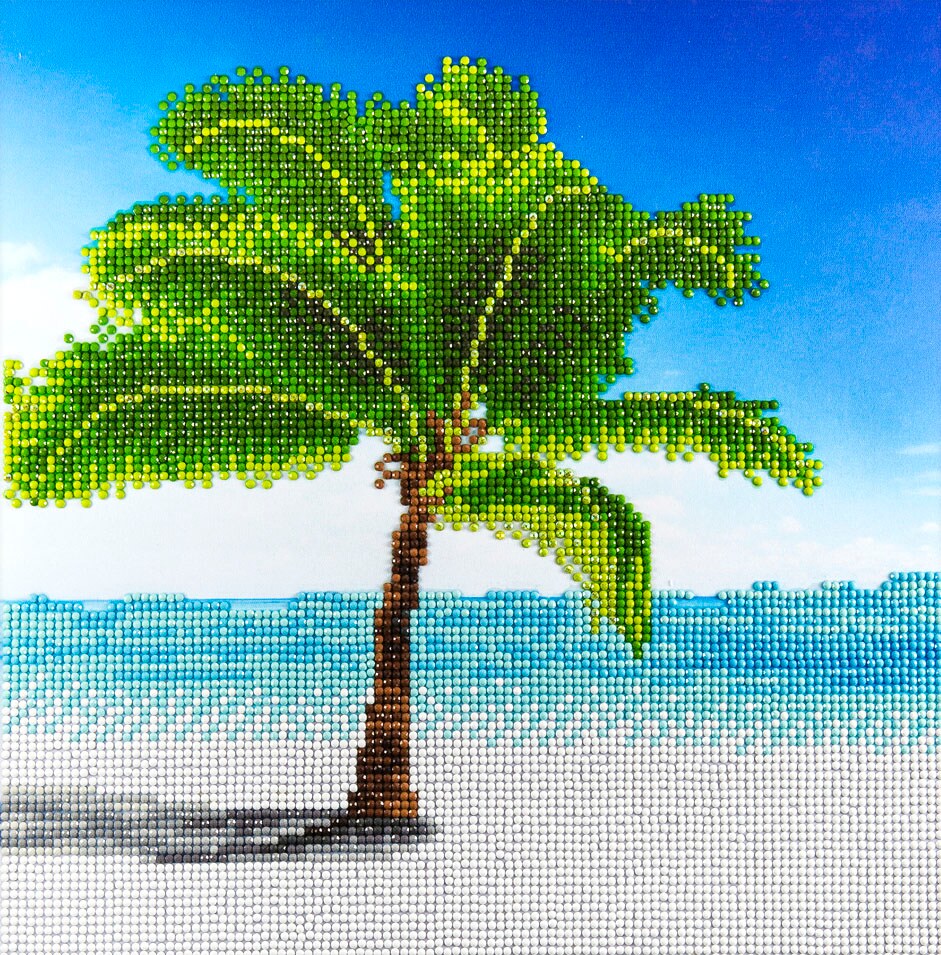 DIAMOND ART BY LEISURE ARTS Diamond Painting Kits For Adults 12"x12" Intermediate Paradise, Full Drill, Diamond Art Kits, Dimond Art, Diamond Art for Adults, Diamond Art Kit