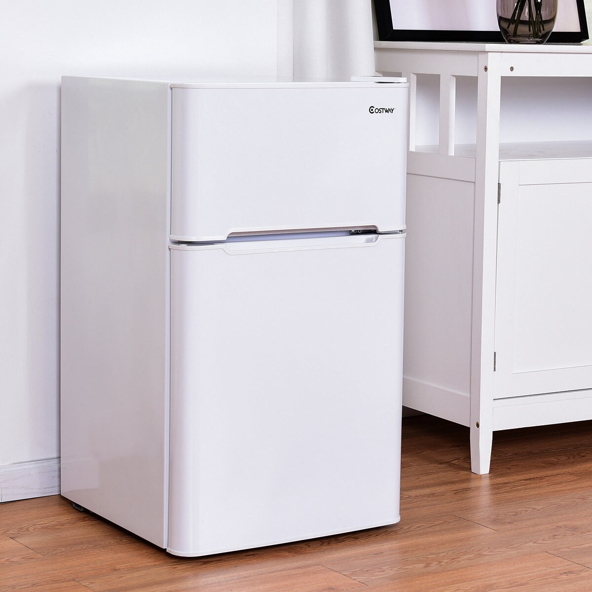 3.2 cu ft. Compact Stainless Steel Refrigerator