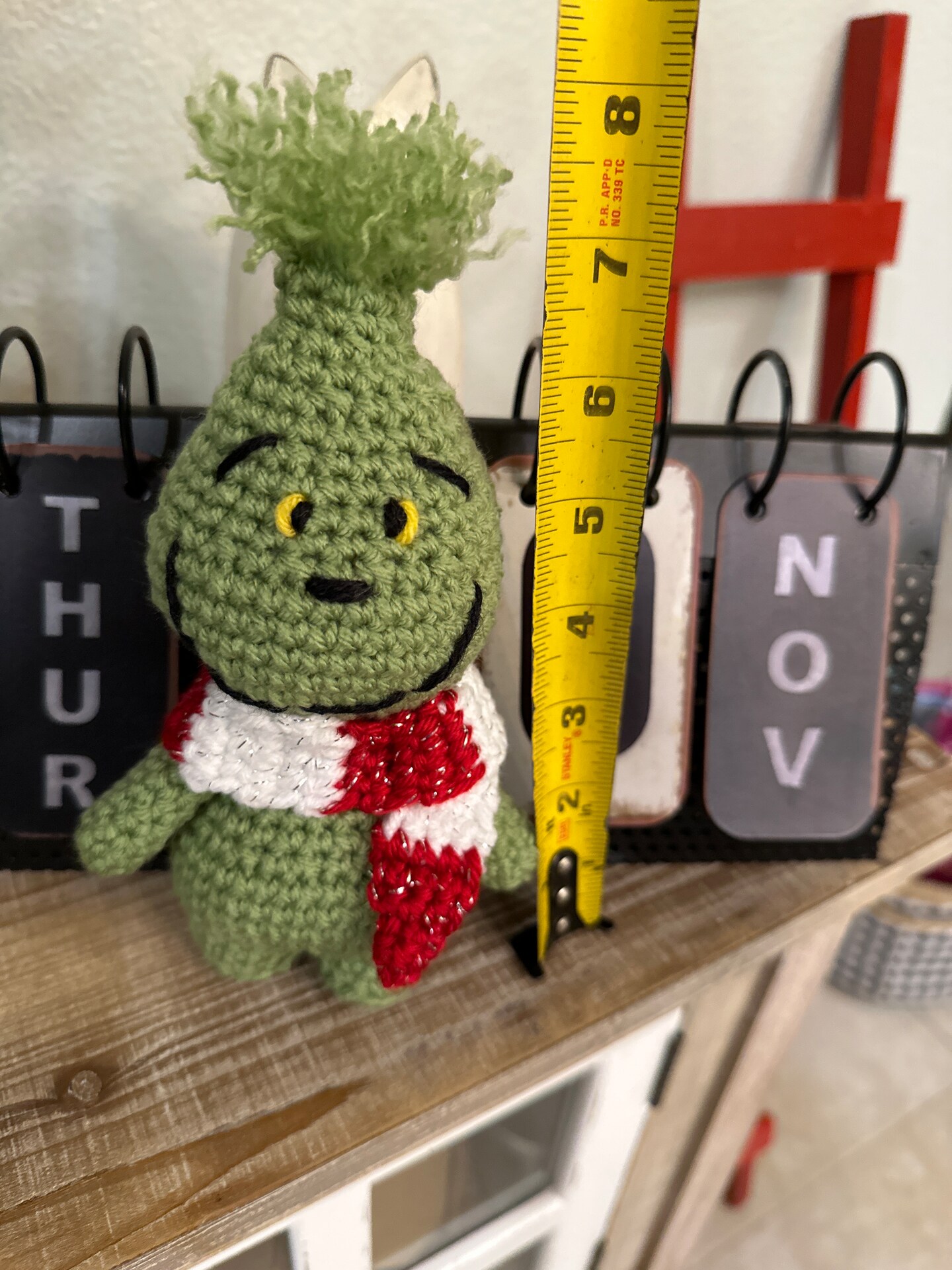 crochet grinch doll