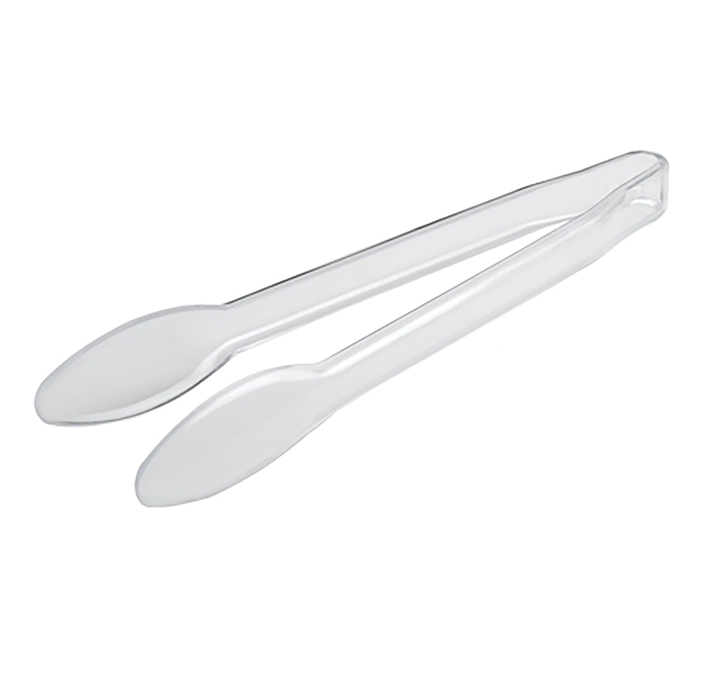 Clear Disposable Plastic Serving Tongs - 12&#x22; (48 Tongs)