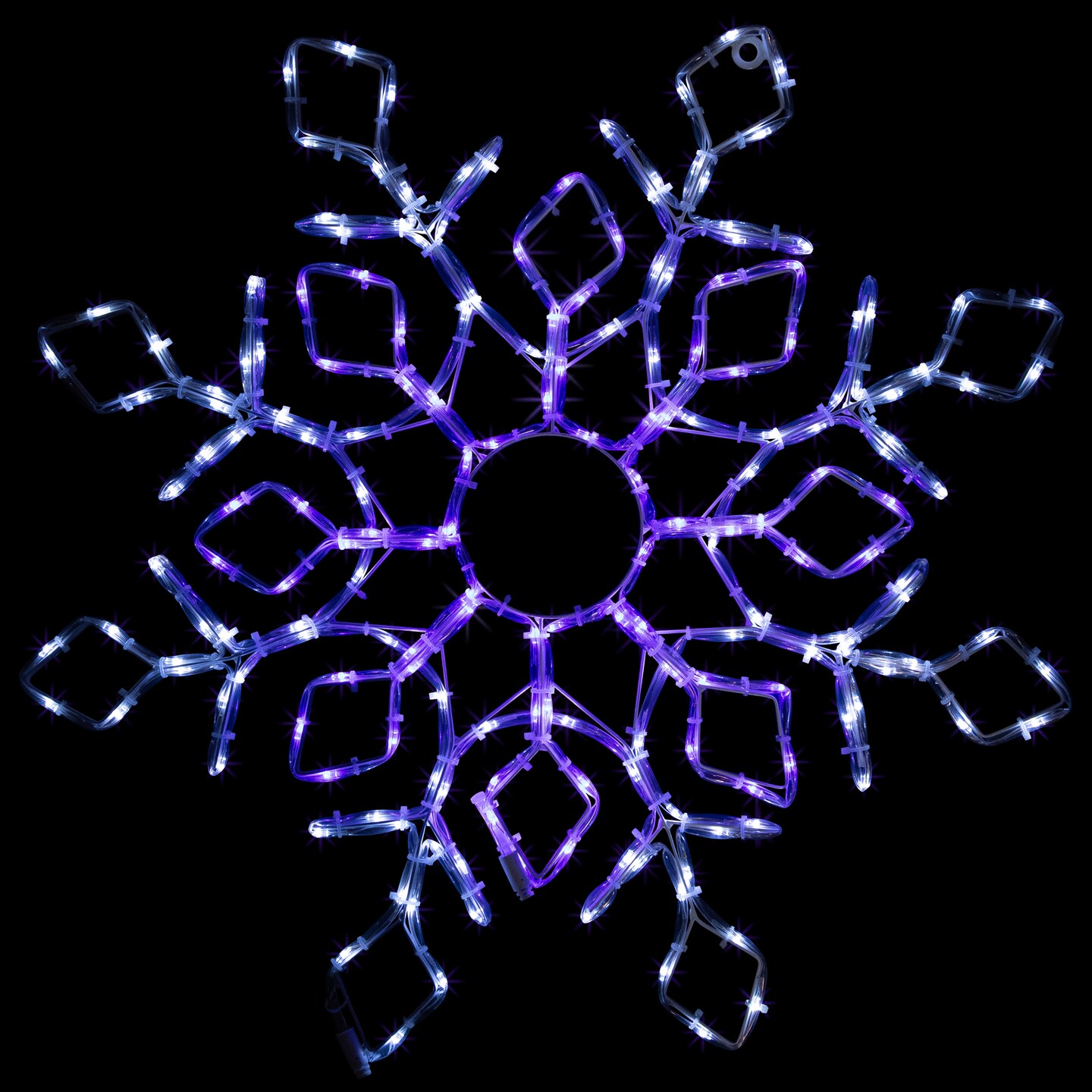 Northlight 15.5 in. Lighted Snowflake Christmas Window Silhouette 33406533  - The Home Depot