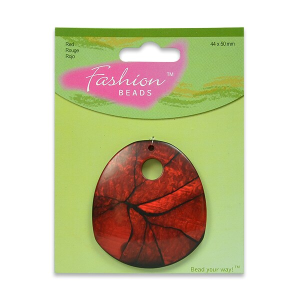 6 Packs of 50mm x 44mm Fashion Pendant - BD53232