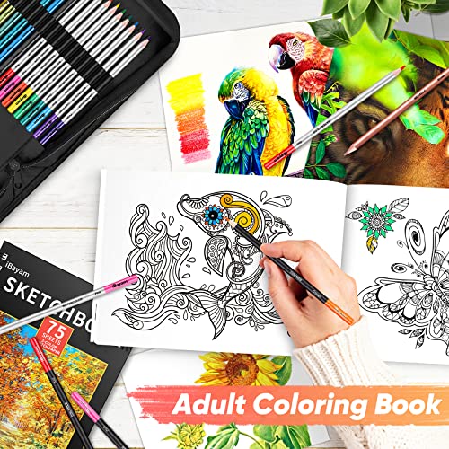 iBayam Art Supplies, 149-Pack Drawing Kit Painting Art Set Art Kits Gifts  Box, Arts and Crafts for Kids Girls Boys, with Drawing Pad, Coloring Book
