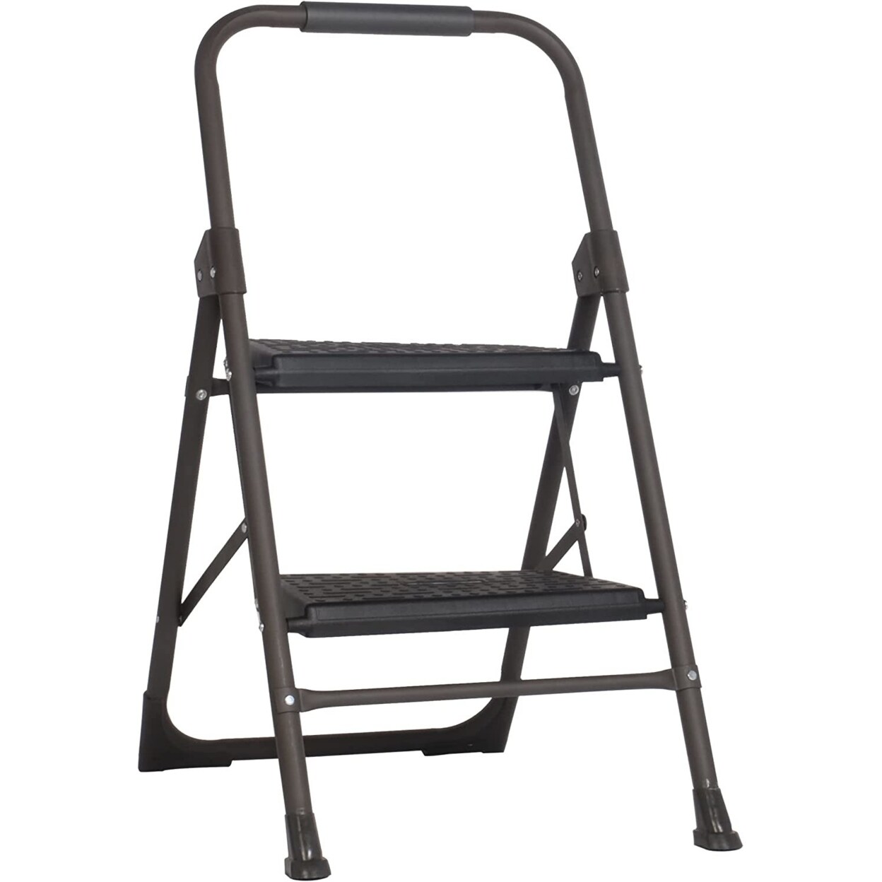 Step Ladder Folding Step Stool 2 Step Ladder With Wide Anti-Slip Pedal