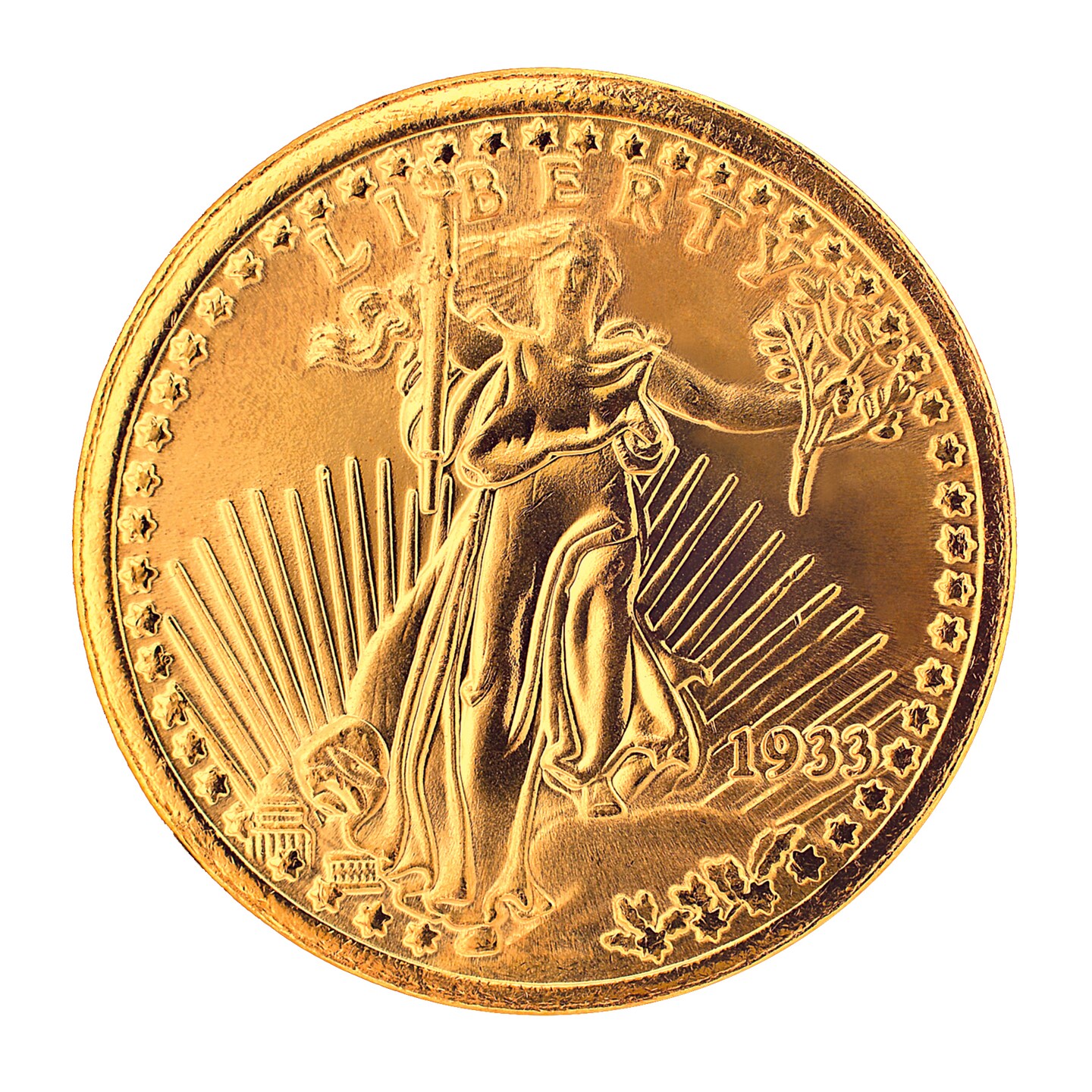 Tribute to America&#x27;s Most Beautiful Coins - $20 Saint Gaudens Gold Piece 1907-1933 Replica Coin