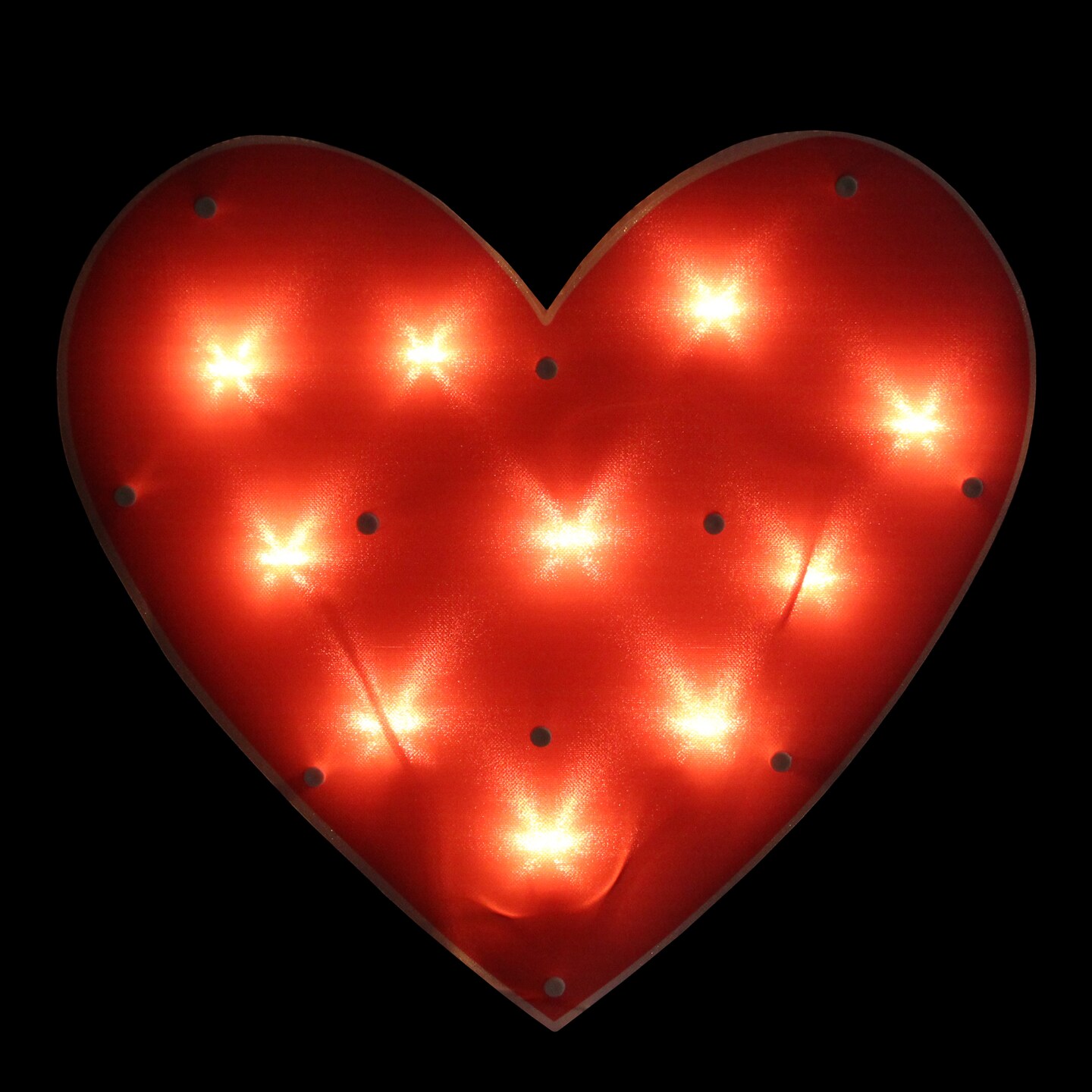 Northlight 14" Lighted Heart Valentine's Day Window Silhouette