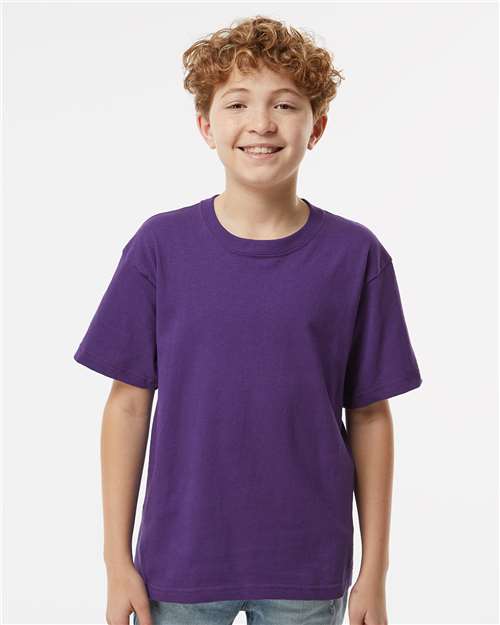 M&#x26;O&#xAE; Youth Gold Soft Touch Crew Neck Short Sleeve T-Shirt
