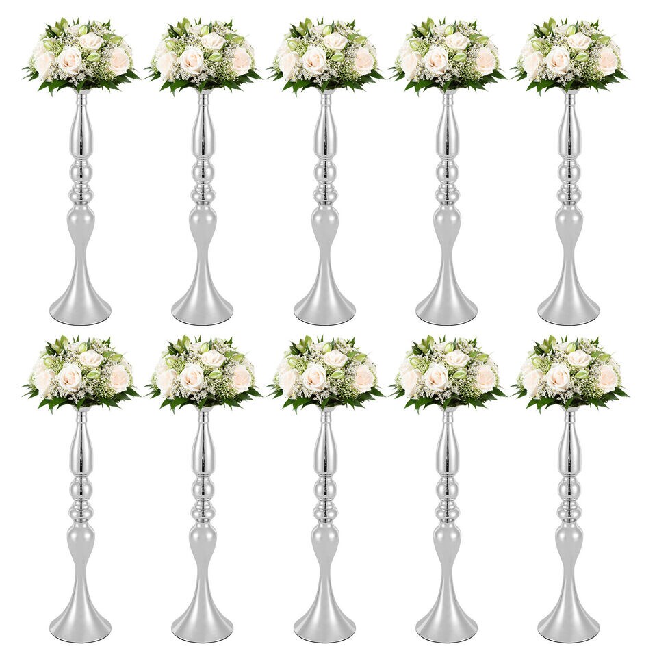 Kitcheniva Silver Wedding Vases Flower Arrangement 10X