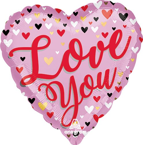 Love You Small Hearts 18&#x22; Foil Balloon, 1ct