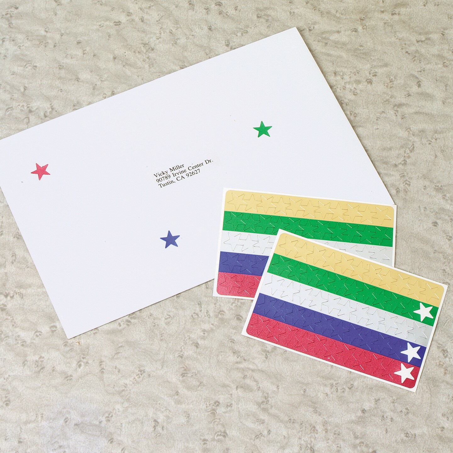 Avery Foil Star Labels, 1/2", Assorted Colors, Non-Printable, 8 Packs, 3,520 Star Stickers Total (21922)