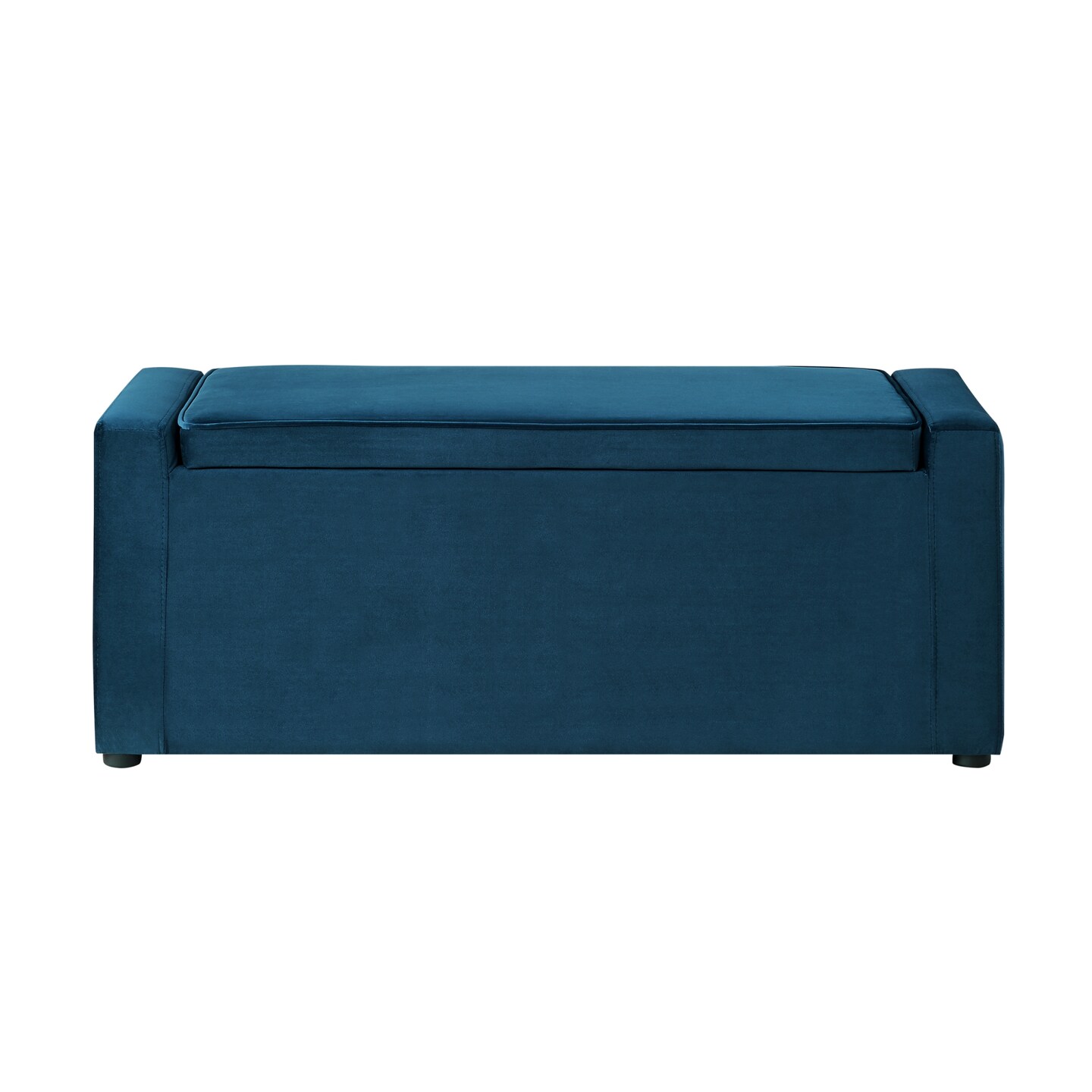Alejandro Velvet Upholstered Storage Ottoman Bench