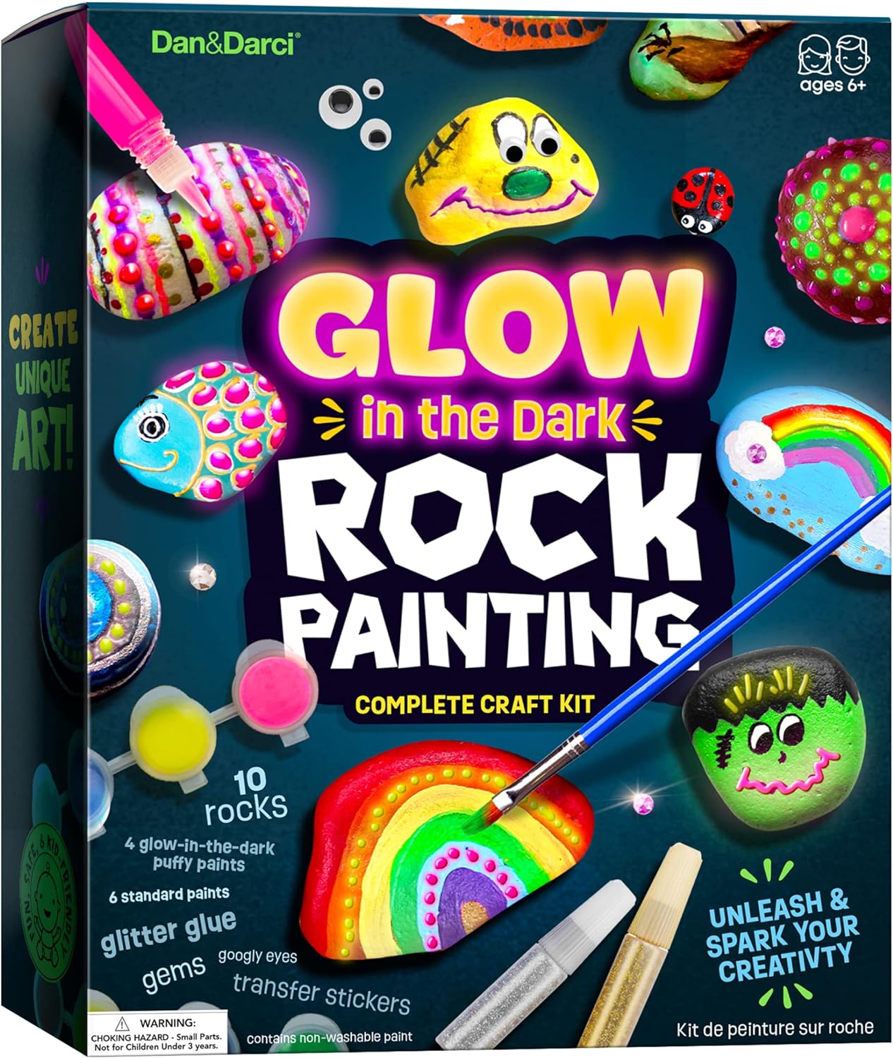 The Art of Glass Painting by Imagine That - Book/Paints/Box Kit