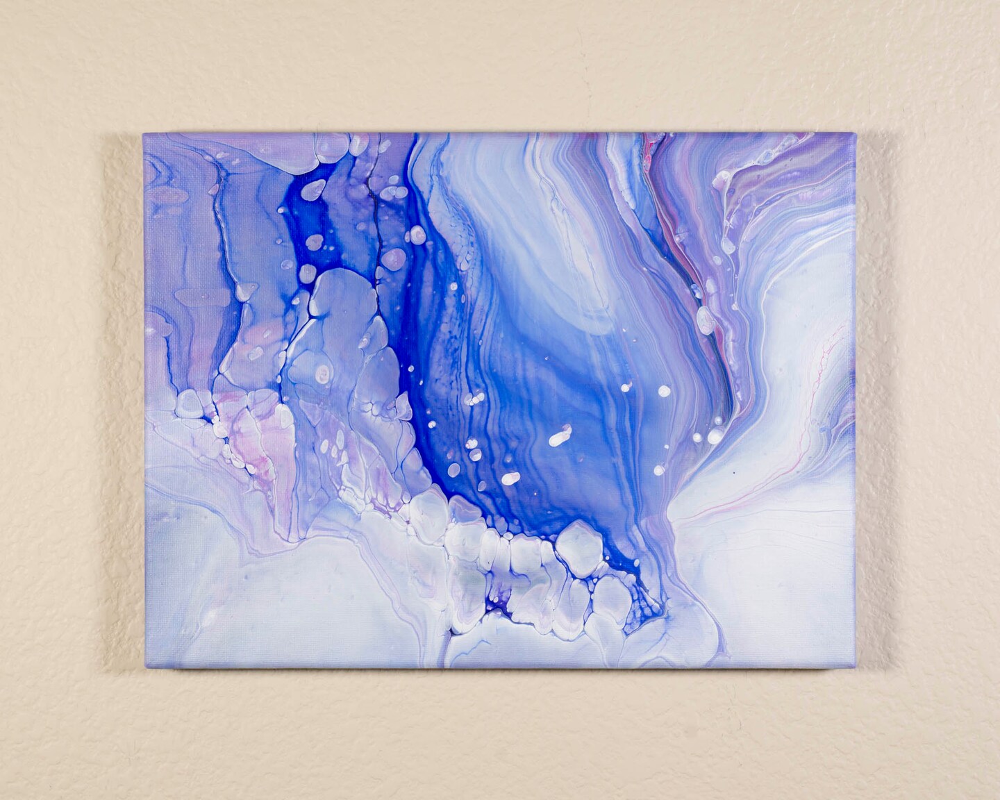 Outside The Realm 11x14 handmade original high quality abstract acrylic pour painting on canvas fluid art