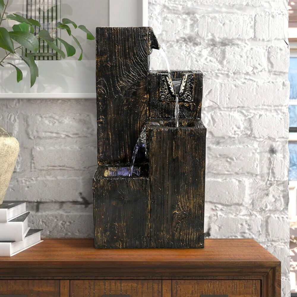 15.7 Inches Modern Art Water Fountain Home Decor