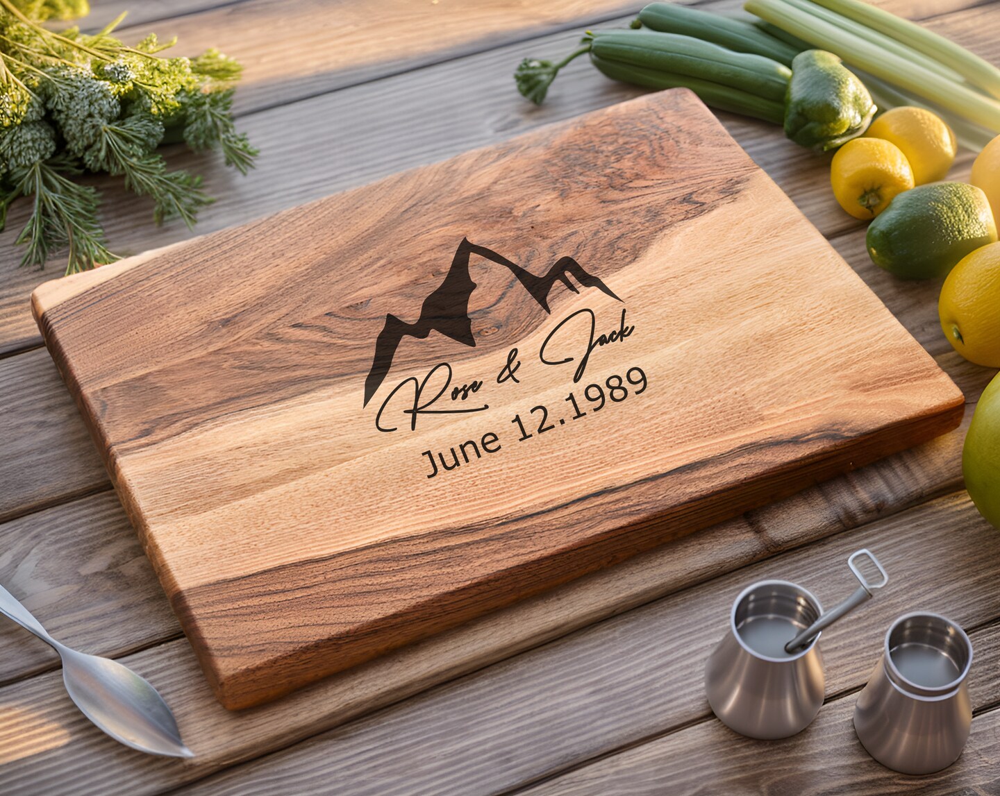 Personalized Cutting Board Housewarming Gift Personalized Baking