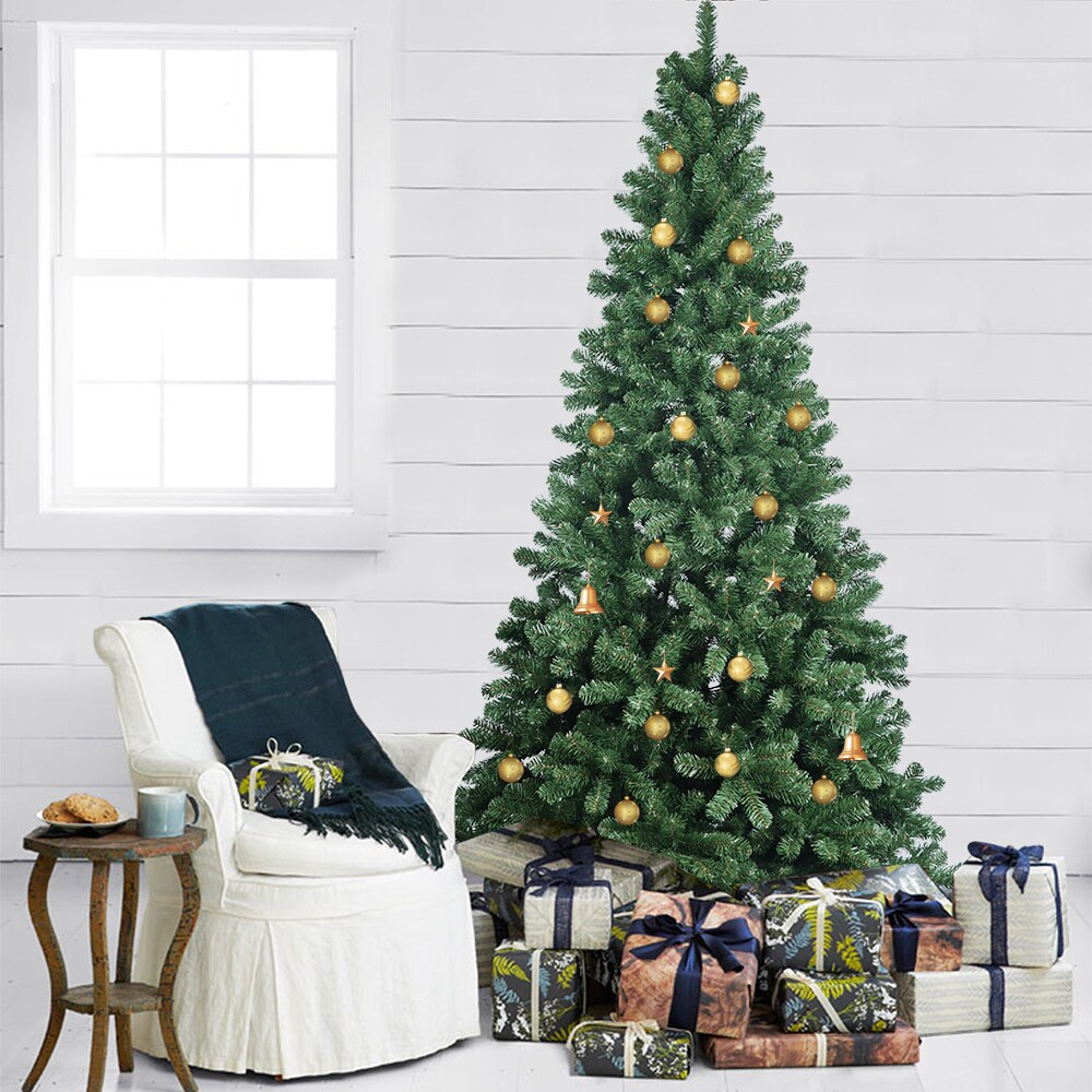 7.5FT Modern And Convenient Xmas Decoration Festive Magic PVC Automatic Christmas tree