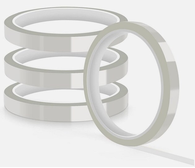 4 rolls Heat resistant Tapes sublimation Press Transfer Thermal CLEAR 4mmx30m SUBLITAPE