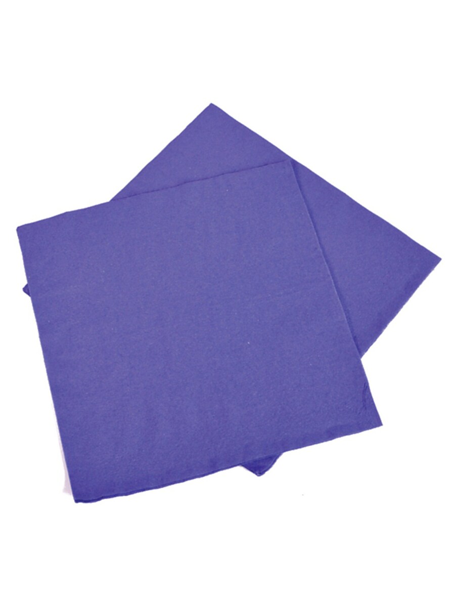Lot 50 12.75" Purple Lunch Bar Drink Part Decoration Paper Napkins