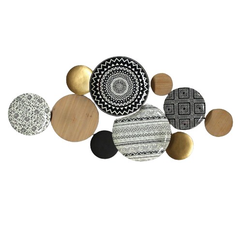 Round Boho Medley Plates Wall Decor Michaels