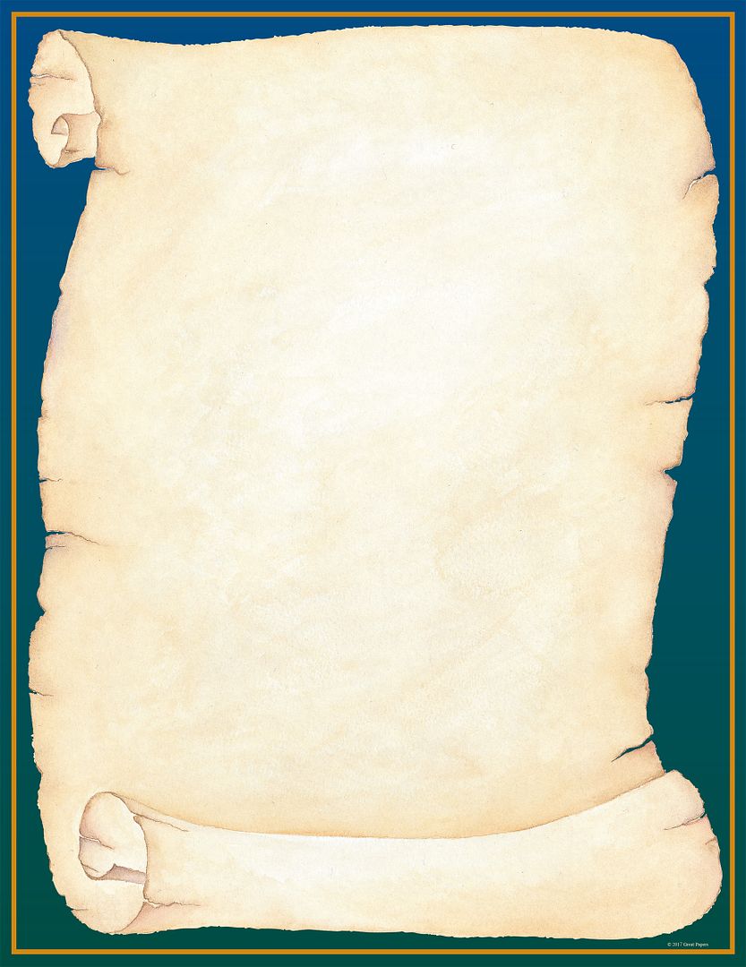 Great Papers! Scroll Stationery Letterhead, Invitations and Announcements, Printer Friendly, 8.5"x11", 80 Pack